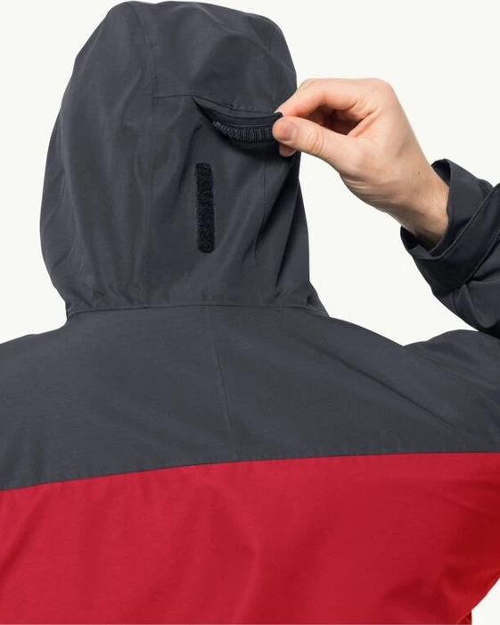 Jack Wolfskin Taubenberg 3in1 Funktionsjacke adrenaline red (Herren)