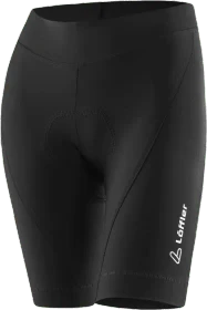 Löffler Hotbond Fahrradhose kurz schwarz (Damen)