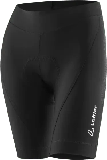 Löffler Hotbond Fahrradhose kurz schwarz (Damen)