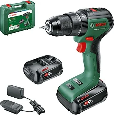 Bosch DIY UniversalImpact 18V-60 Akku-Schlagbohrschrauber inkl. Koffer + 2 Akkus 2.0Ah