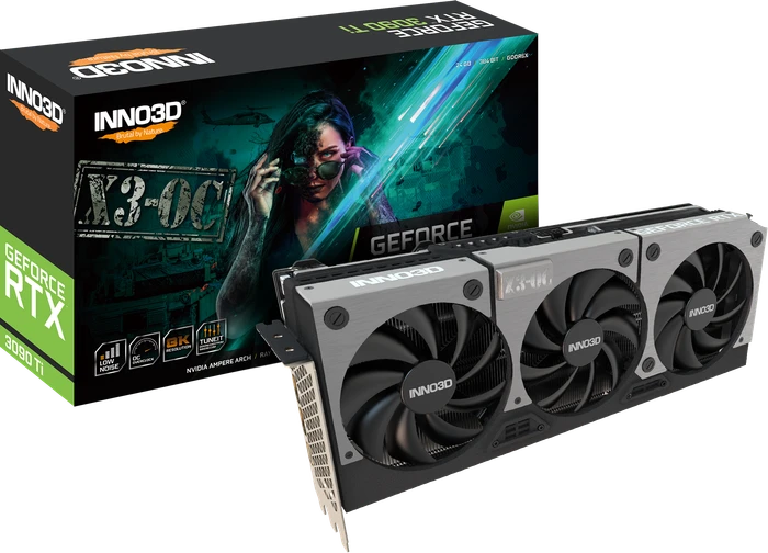 INNO3D GeForce RTX 3090 Ti X3 OC, 24GB GDDR6X, HDMI, 3x DP