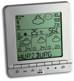 TFA Dostmann Meteotime Star Wettervorhersage-Center, digital