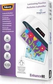 Fellowes Laminierfolien, A4, 2x 80µm, glänzend, 100 Stück