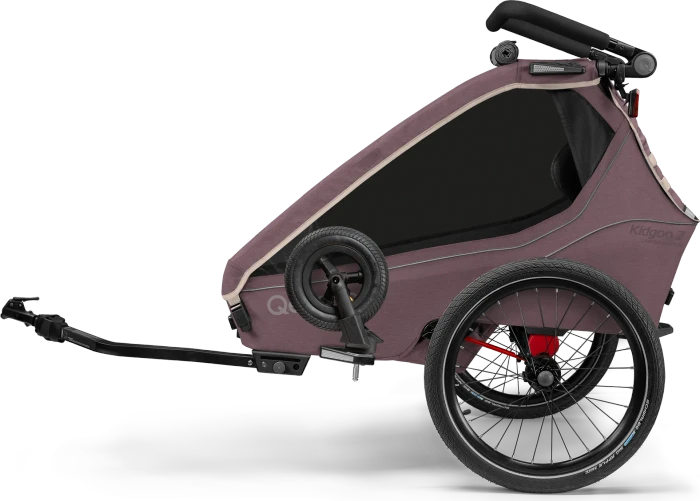 Qeridoo Kidgoo 2 Fahrradanhänger wildberry violet (Modell 2026)