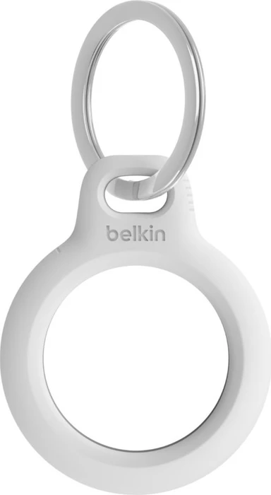 Belkin Secure Holder mit Schlüsselanhänger für Apple AirTag weiß