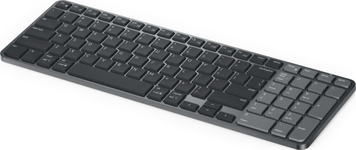 Dell Pro 7 Rechargeable Compact Wireless Keyboard, grau, USB/Bluetooth, DE