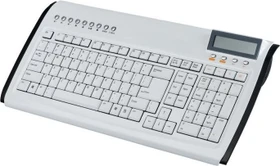 Zignum Slim Multimedia Keyboard weiß, USB, DE (ZG-7350W)