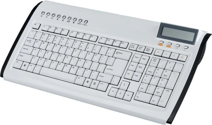 Zignum Slim Multimedia Keyboard weiß, USB, DE