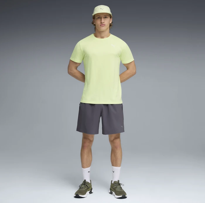 Puma Train All Day Essentials Poly Texture T-Shirt kurzarm apple spritz (Herren)