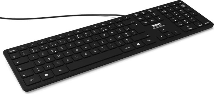 Port Designs PORT Connect Executive Office Keyboard, schwarz, USB, FR