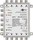 Wentronic Goobay Passiver SAT Multischalter 5 Eingänge / 8 Ausgänge (67178)