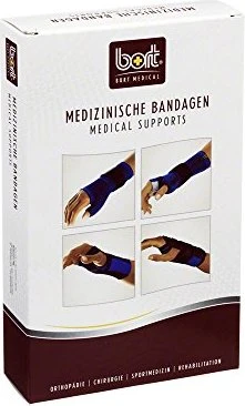 Bort Medical ManuStabil kurz Handgelenkbandage rechts Größe M beige, 1 Stück