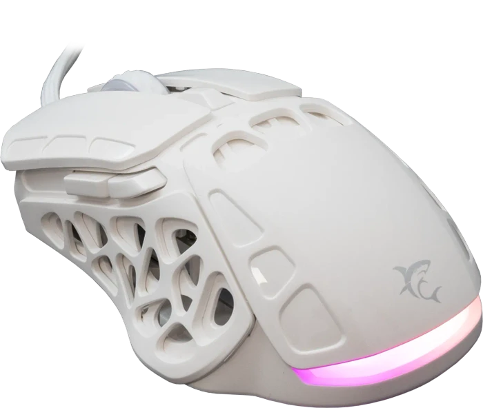 White Shark Ector White Gaming Mouse, weiß, USB