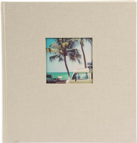 Goldbuch Buch Fotoalbum Bella Vista 30x31 weiße Seiten beige