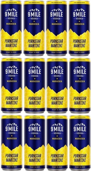 9 Mile Pornstar Martini 12x 330ml