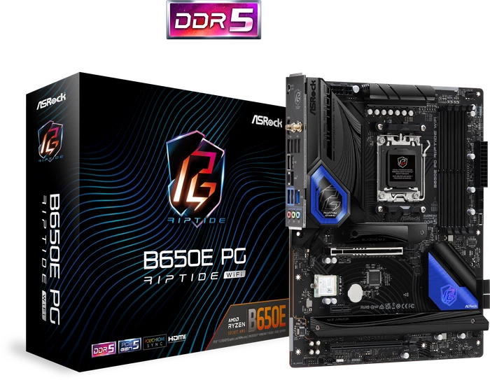 ASRock B650E PG Riptide WiFi (AMD AM5)