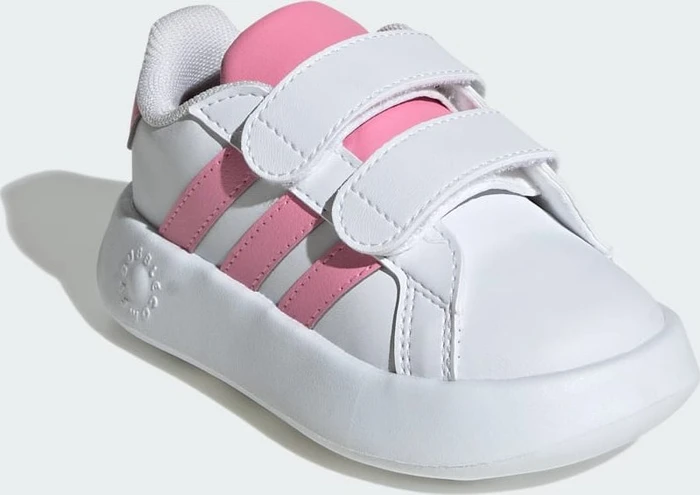 adidas Grand Court 2.0 cloud white/bliss pink/core black (Junior)