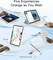 Inateck Ultraleicht Tastatur für iPad Air 6/iPad Air 5/iPad Pro 11", weiß, UK Vorschaubild