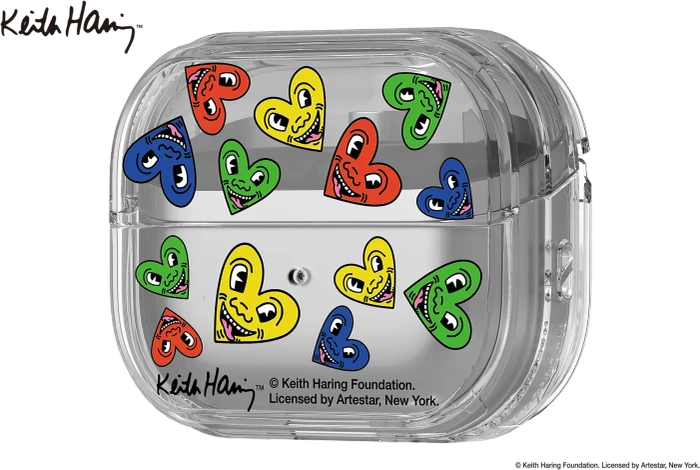 Samsung Keith Haring Heart Clear Case für die Galaxy Buds3-Serie