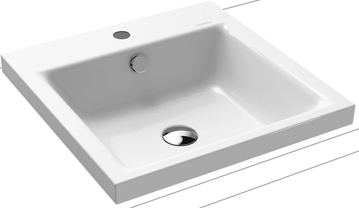 Kaldewei Puro 3153 Aufsatzwaschtisch 46x46x4cm, Perl-Effekt, warm beige 20