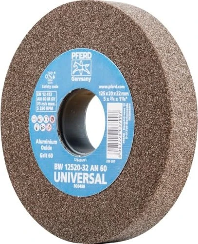 Pferd BW 12520-32 AN 60 Universal Schleifscheibe K60, 125x20x32mm, 1 Stück
