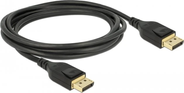 DeLOCK DisplayPort 1.4 Kabel 8K 60Hz schwarz, 2m