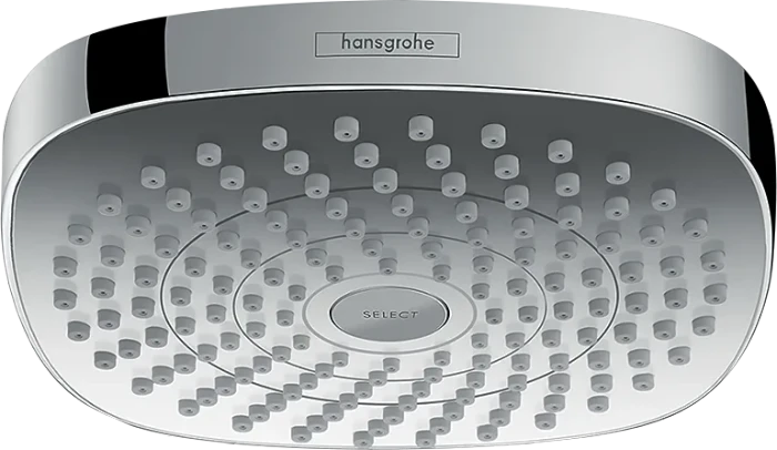 Hansgrohe Croma Select E Kopfbrause 180 2jet weiß/chrom