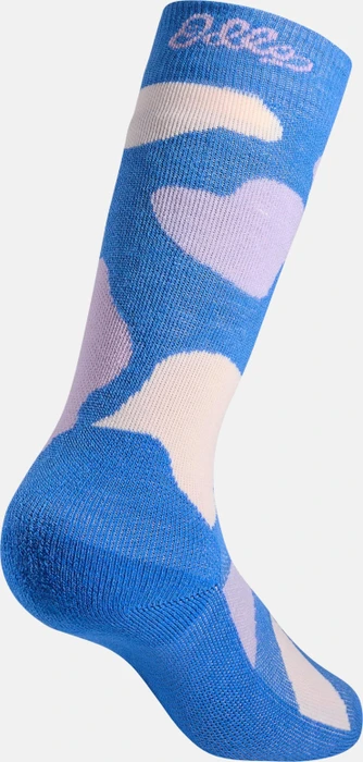 Odlo Adventurer Merino Warm Skisocken nebulas blue/orchid ice (Junior)