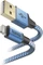 Hama Ladekabel Reflective USB-A/Lightning 1.5m Nylon blau Vorschaubild