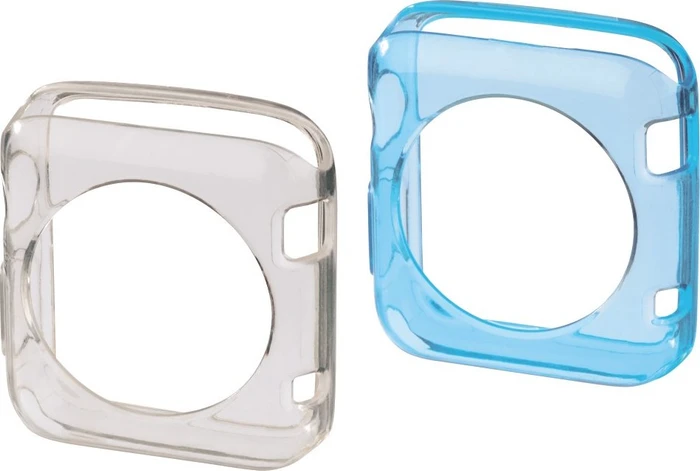 Hama Cover Crystal für Apple Watch 42mm blau/transparent