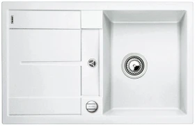 Blanco Metra 45 S-F Einbau Becken reversibel mit Ablauffernbedienung weiß