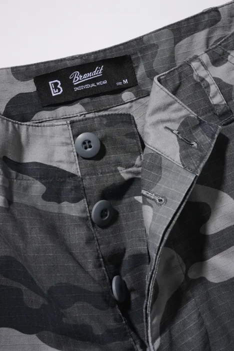 Brandit BDU Ripstop Shorts Hose grey camo (Herren)