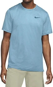 Nike Pro Dri-FIT Funktionsshirt kurzarm light photo blue/blue chill/heather/black (Herren)