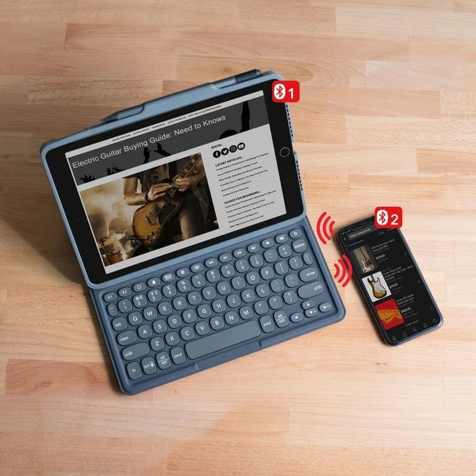 ZAGG Pro Keys für iPad 7/iPad 8, schwarz/grau, UK