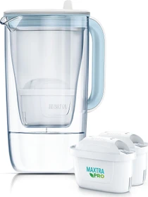 Brita One Glas Tischwasserfilter weiß/blau