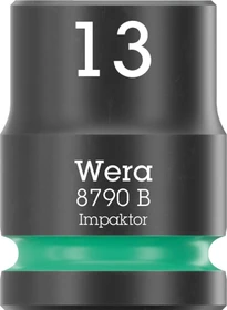 Wera 8790 B Impaktor Außensechskant Steckschlüssel 3/8", 21x32mm