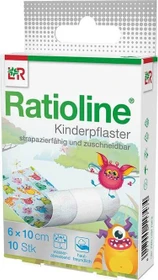 Lohmann & Rauscher Ratioline Kinderpflaster zuschneidbar, 6cm x 1m, 10 Stück