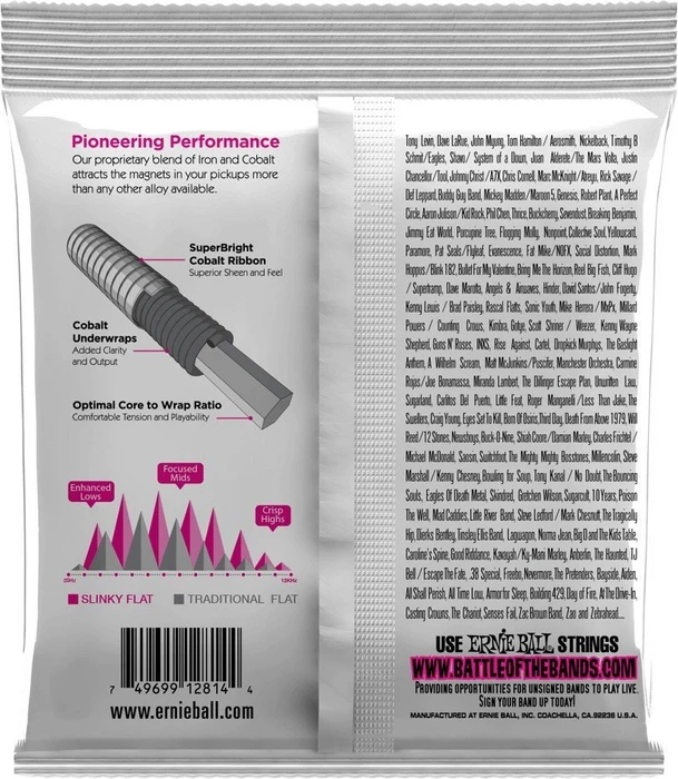 Ernie Ball Flatwound Super Slinky