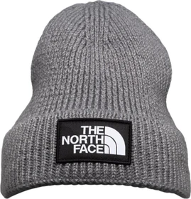 The North Face Logo Box mit Umschlag Beanie tnf medium grey heather