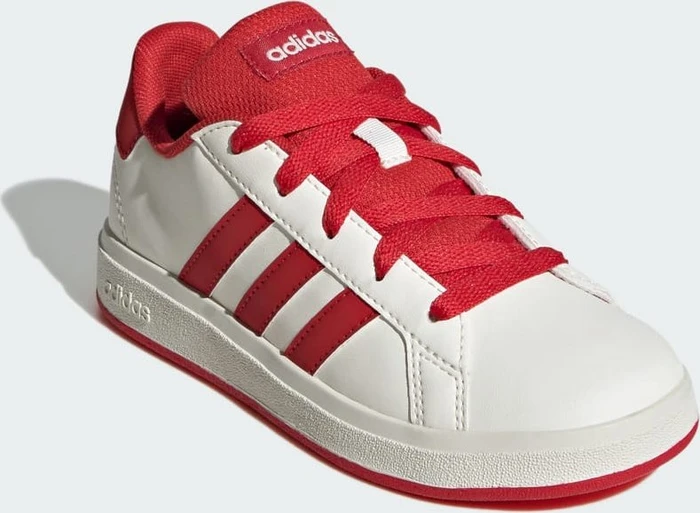 adidas Grand Court Lifestyle Tennis Lace-Up off white/collegiate red/core black (Junior)