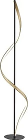 Paul Neuhaus Q-SWING LED-Stehleuchte anthrazit/messing
