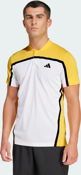 adidas Tennis Heat.RDY Pro FreeLift Henley Poloshirt kurzarm white/spark (Herren)