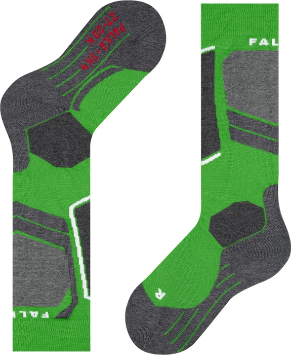 Falke SK4 Advanced Skisocken vivid green (Junior)