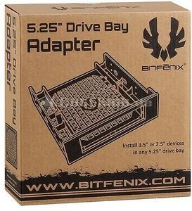 BitFenix Drive Bay Adapter weiß, 2.5"/3.5" Festplatten Einbaurahmen