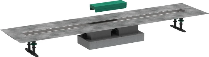 Hansgrohe RainDrain uBox universal Grundkörper Komplett-Set, Kunststoff/edelstahl