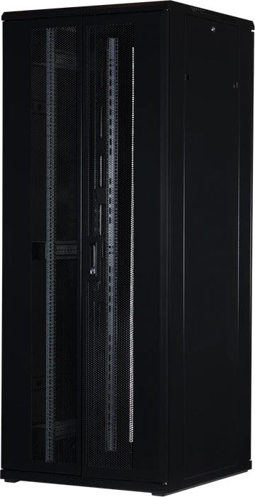 Rockstable 19" Serverschrank 42HE, Gitternetztür, IP2X, schwarz, 800mm tief