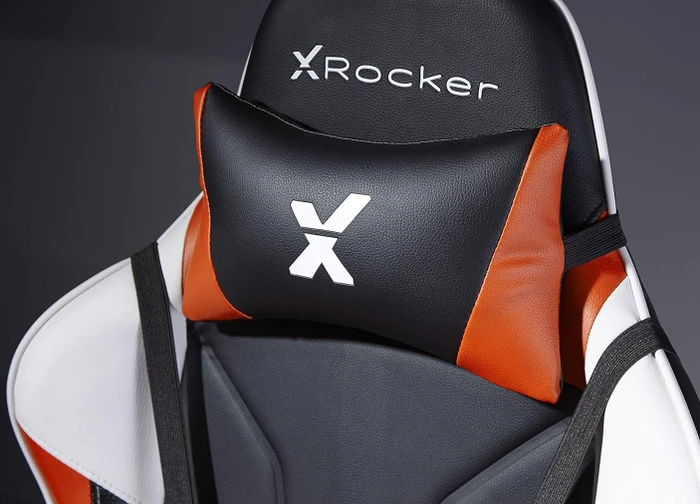 X Rocker Agility Esports Gamingstuhl, orange/schwarz