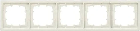 Siemens DELTA style Rahmen 366x82mm 5-fach, titanweiß