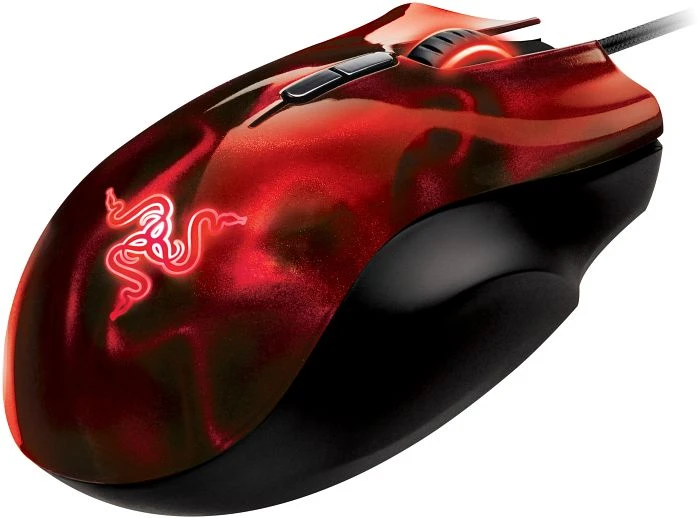 Razer Naga Hex Gaming Mouse Wraith Red, USB