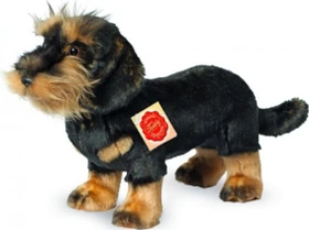 Teddy Hermann Rauhaardackel stehend 28cm